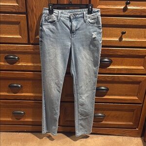 Laurie Felt Straight Leg Jeans Size 6